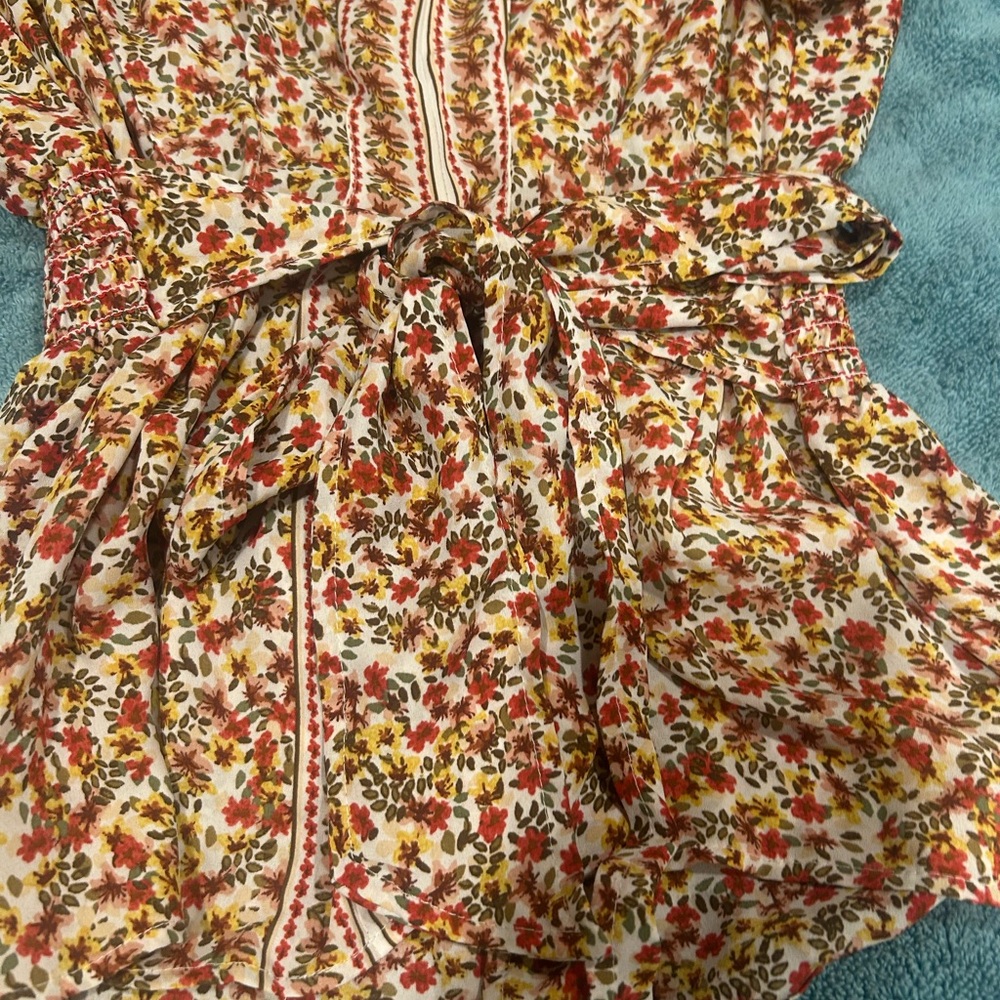 Max Studio Multicolor Floral Blouse - Picture 3 of 4